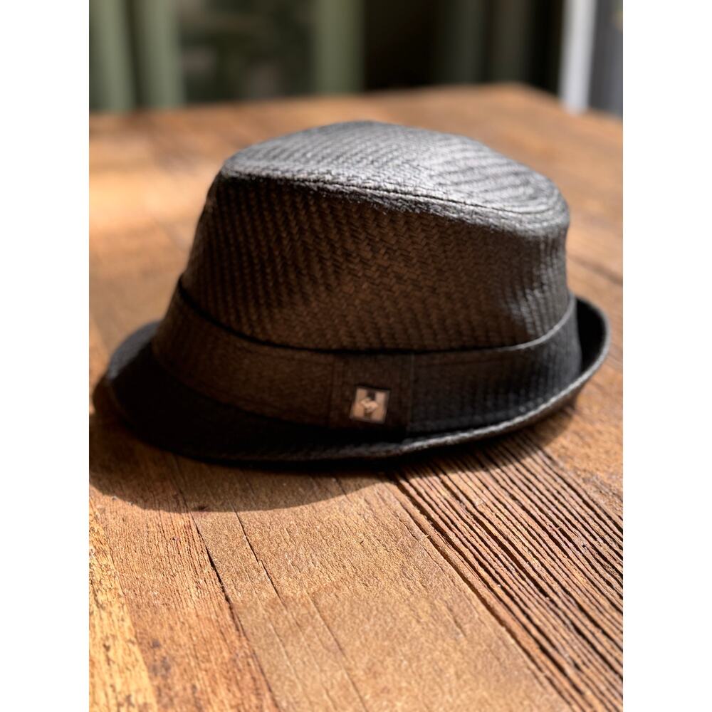 Peter Grimm Dark Grey Fedora Hat Size S/M